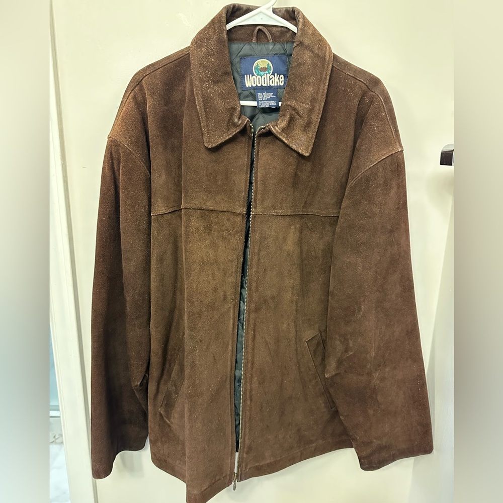Men's Brown Suede Jacket